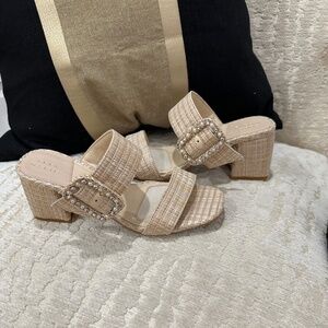 Alex Marie Two Band Buckle slip on sandles